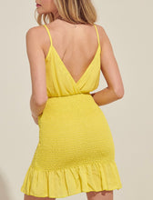 Load image into Gallery viewer, Smocked waist Lemonade Dress
